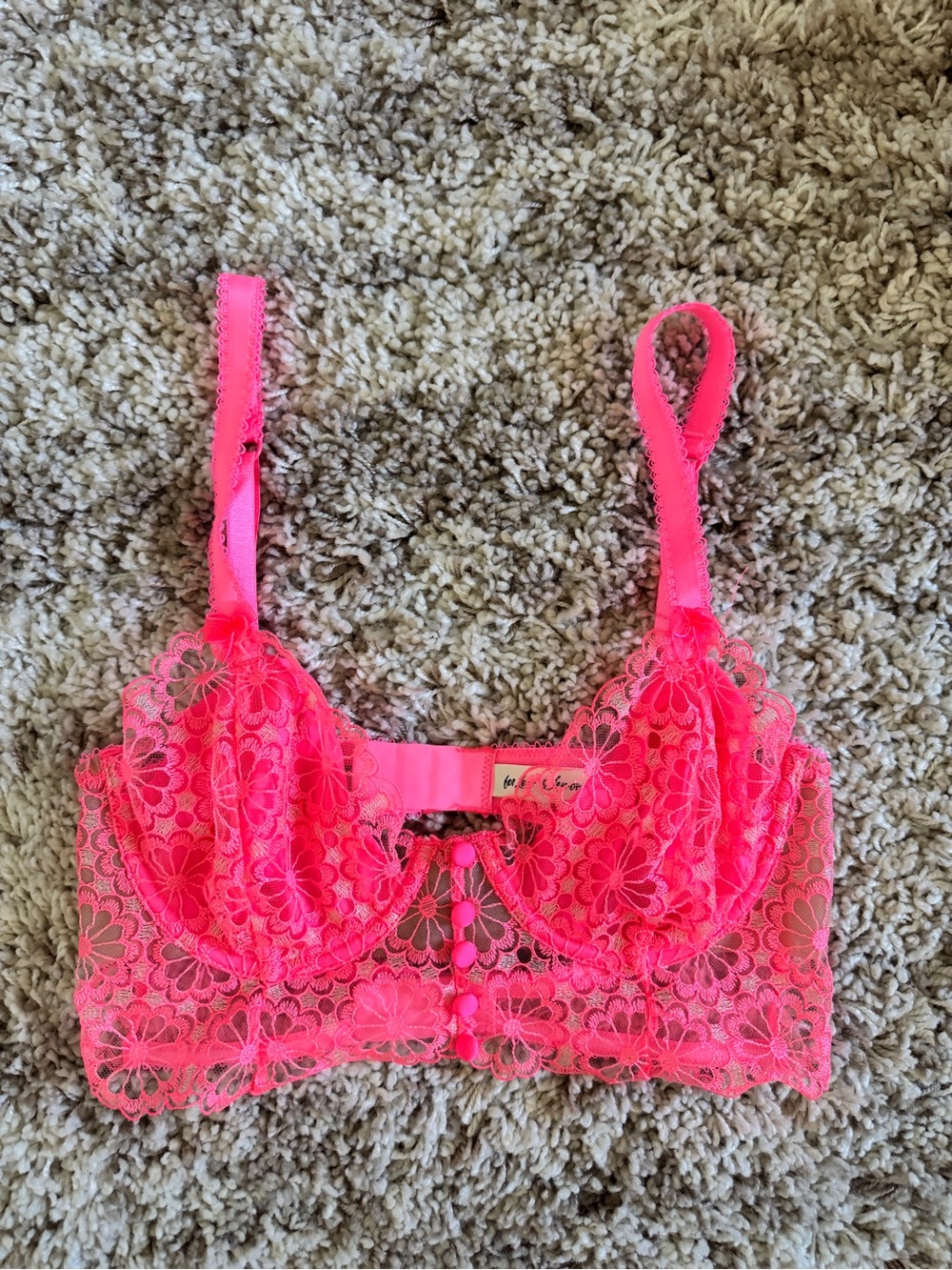 For Love And Lemons Daisy Long Line Bra